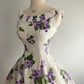 A Line Flower Print Short Party Dress Cocktail Dresses Homecoming Dress     cg25701