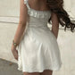 Fashion Lace Patchwork Satin Dress Women Short Party Dress Cocktail Dresses Homecoming Dress     cg25854