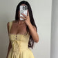 Yellow A Line Party Dress Short Prom Dresses Homecoming Gowns      cg25613