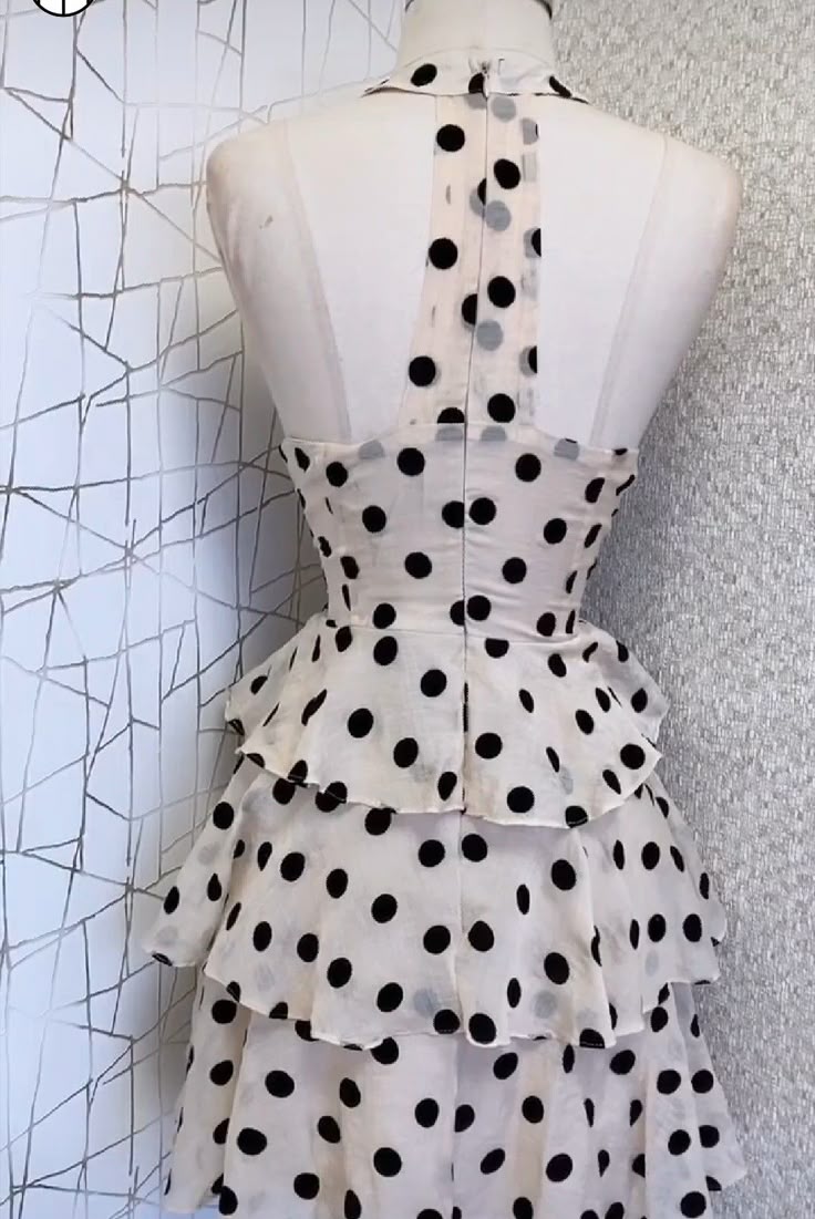 A Line Black Polka Dots Short Party Dress Cocktail Dresses Homecoming Dress     cg25744
