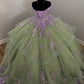 A Line Quinceanera Dress Lace Appliques Sweet 16 15 Ball Gown   cg25905