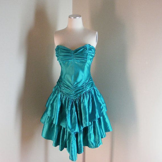 Strapless Vintage Short Party Dress Cocktail Dresses Homecoming Dress     cg25842