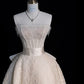 A Line Wedding Dress Lace Strapless Wedding Party Dress Customized Long Formal Women Bride Dress     cg25847