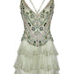 Vintage A line Spaghetti Straps Formal Homecoming Dress Middle School Hoco Dresses Birthday Outfits    cg25823
