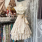 A Line Champagne Vintage Short Party Dress Cocktail Dresses Homecoming Dress     cg25845