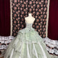 A Line Green Quinceanera Dress Ball Gown Sweet Dresses for 15 16 Years    cg25795