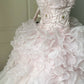 A Line Pink Prom Party Dresses Unique Long Evening Dress Vintage Princess Dress   cg25983