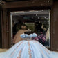 Elegant Ball Gown Off Shoulder Long Appliques Tulle Princess Gown Quinceanera Dress for Sweet 16    cg25665