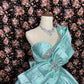 A Line One Shoulder Ball Gown Quinceanera Dress Unique Evening Dress    cg25576