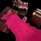 A Line Vintage Strapless Long Prom Party Dresses Unique Evening Dress   cg26072