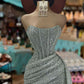 Strapless Pleated Sequin Dress short party dress cocktail dress    cg25420