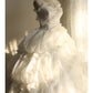 A Line Lace White Wedding Dress Sleeveless Long Princess Evening Dress   cg25935