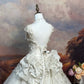 A Line Lace Wedding Dress Sleeveless Long Bridal Dress   cg25947