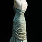 Sage Green Mermaid Formal Dress Vintage Long Party Dress Evening Dress Prom Dresses     cg25719