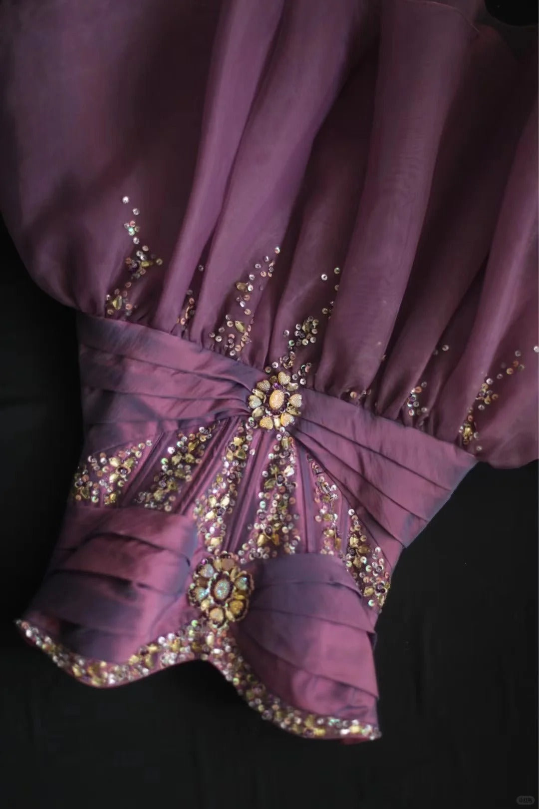 A Line Beaded Purple Short Party Dress Cocktail Dresses Homecoming Dress     cg25703
