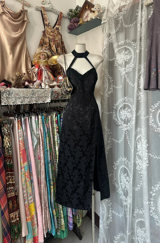 Black Midi Party Dress Evening Dress Prom Dresses     cg25686