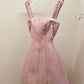 Pink Straps Short Evening Party Dress Homecoming Gowns      cg25593