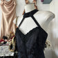 Black Midi Party Dress Evening Dress Prom Dresses     cg25686