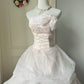A Line Light Pink Strapless Prom Party Dresses Unique Long Evening Dress Vintage Princess Dress   cg25990