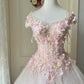 A Line Pink Prom Party Dresses Unique Long Evening Dress   cg25982