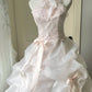 A Line Pink Prom Party Dresses Unique Long Evening Dress Vintage Princess Dress   cg25984