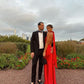 Charming Red Halter Backless Long Prom Dress with Slit       cg25081