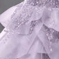 A Line Off The Shoulder Lilac Prom Dresses Long Evening Dress    cg25449