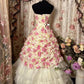 A Line Strapless Tulle Prom Dresses, Long Evening Dress Formal Dress    cg25973
