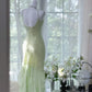 Green Mermaid Formal Dress Vintage Long Party Dress Evening Dress Prom Dresses     cg25711