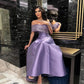 Evening Dresses Off the Shoulder Satin A Line Arabic Party Gowns for Women     cg25181
