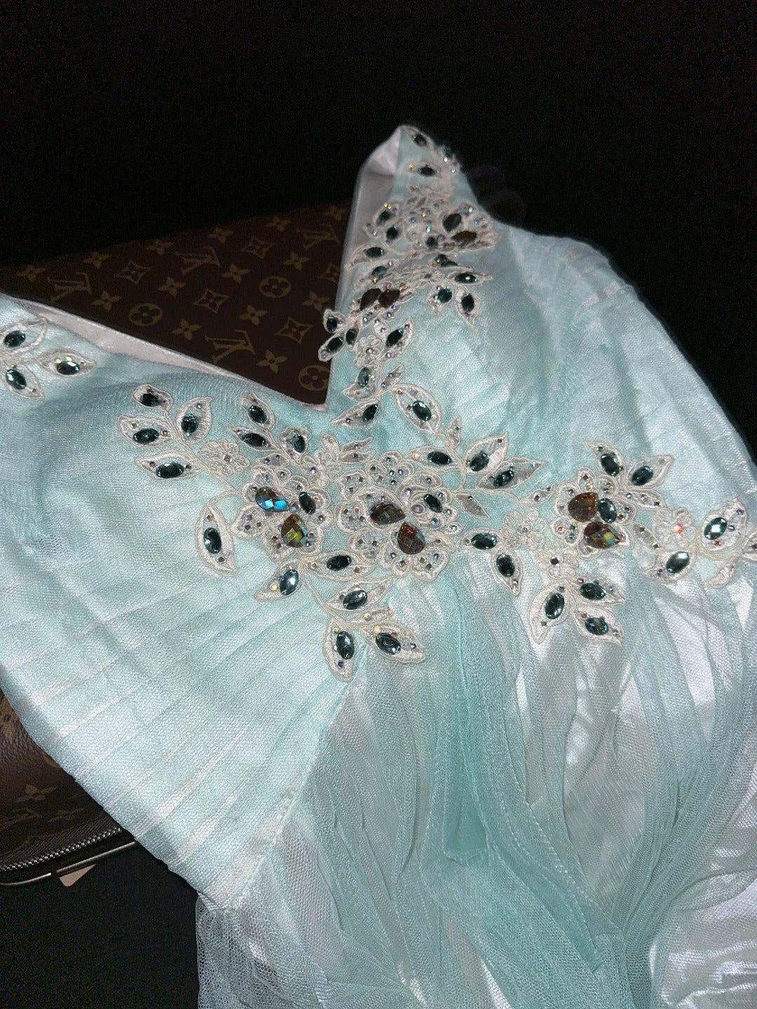 A Line Vintage V Neck Long Prom Party Dresses Unique Evening Dress   cg26071