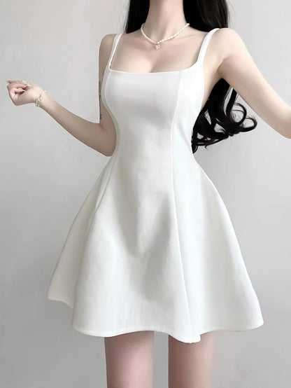 A Line White Short Simple Party Dress Homecoming Dress cg25657 classygown A Line White Short Simple Party Dress Homecoming Dress cg25657 classygown