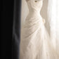 White Lace Wedding Dress Sleeveless Long Wedding Dress   cg25928