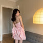 Pink Strapless Short Party Dress Homecoming Dress     cg25663