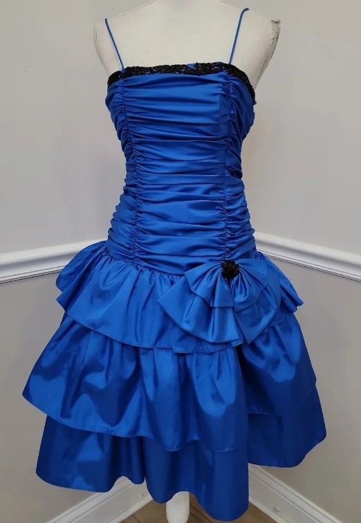 Royal Blue Vintage Short Party Dress Cocktail Dresses Homecoming Dress     cg25841