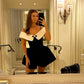 A Line Off Shoulder Cocktail Dresses Homecoming Dress Short Prom Dress Party Dress    cg26016