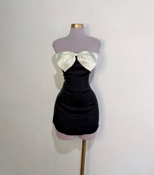 Black Short Simple Party Dress Homecoming Dress     cg25655
