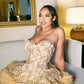 Cute Ball Gown Sweetheart Gold Sleeveless Mini Short Formal 8th Grade Homecoming Dresses     cg25778
