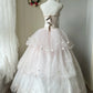 A Line Pink Prom Party Dresses Unique Long Evening Dress Vintage Princess Dress   cg25987