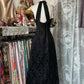 Black Midi Party Dress Evening Dress Prom Dresses     cg25686