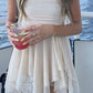 Ivory Short Party Dress Short Prom Dresses Homecoming Gowns      cg25634