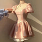 Pink A Line Short Evening Party Dress Homecoming Gowns      cg25595