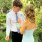 Blue Short Party Dress Cocktail Dresses Homecoming Dress     cg25774