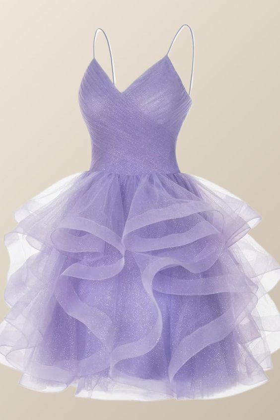 strapless open back dress Zapakasa Women Lilac Corset Sequins Short Bodycon Homecoming Dress with  Lace-up Back Sweetheart Embroidery Cocktail Dress main image 1