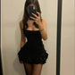 Black Party Dress Short Prom Dresses Homecoming Gowns      cg25610