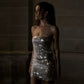 Silver Sequin Short Party Dress Cocktail Dresses Homecoming Dress     cg25714