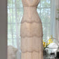 Vintage Evening Dresses, Light Champagne Long Sleeveless Party Gowns  cg25534