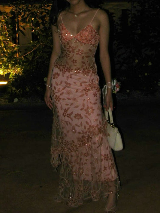 Pink Evening Dresses,Sleeveless Party Prom Dress, Formal Dress    cg25469