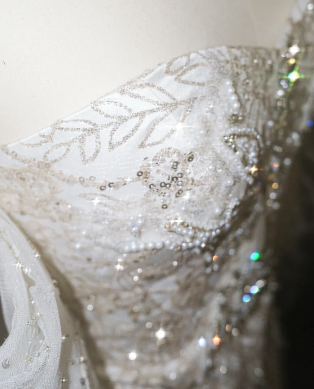 Off The Shoulder Mermaid White Wedding Dress Evening Dress 22nd Birthday Outfit cg26346