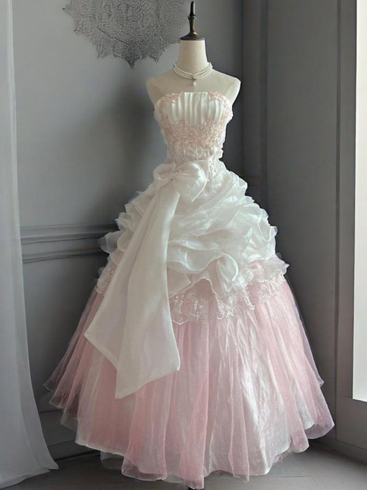 Birthday party dress pink wedding puffy dress cg26238